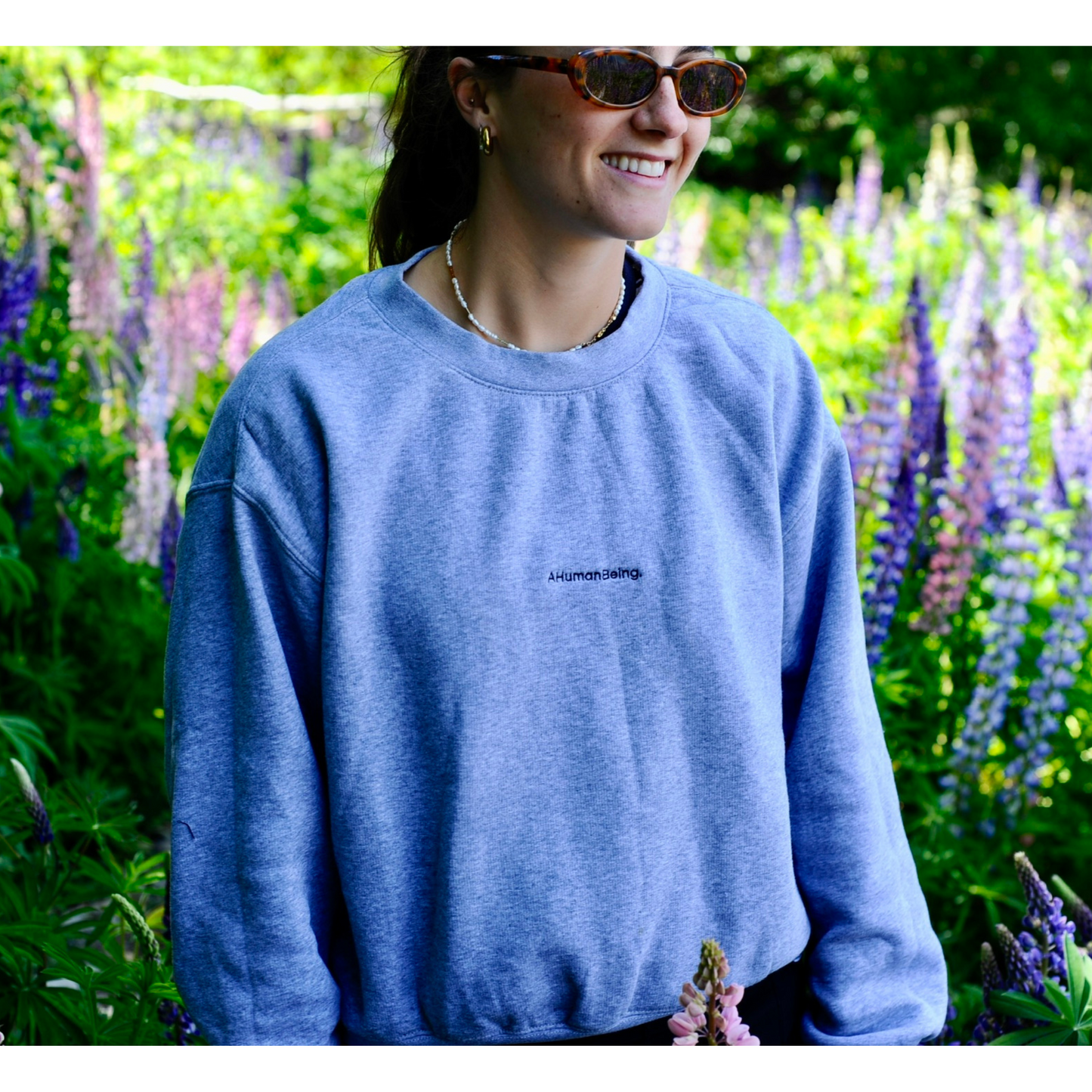 AHB Women's Crew Sweat - Grey