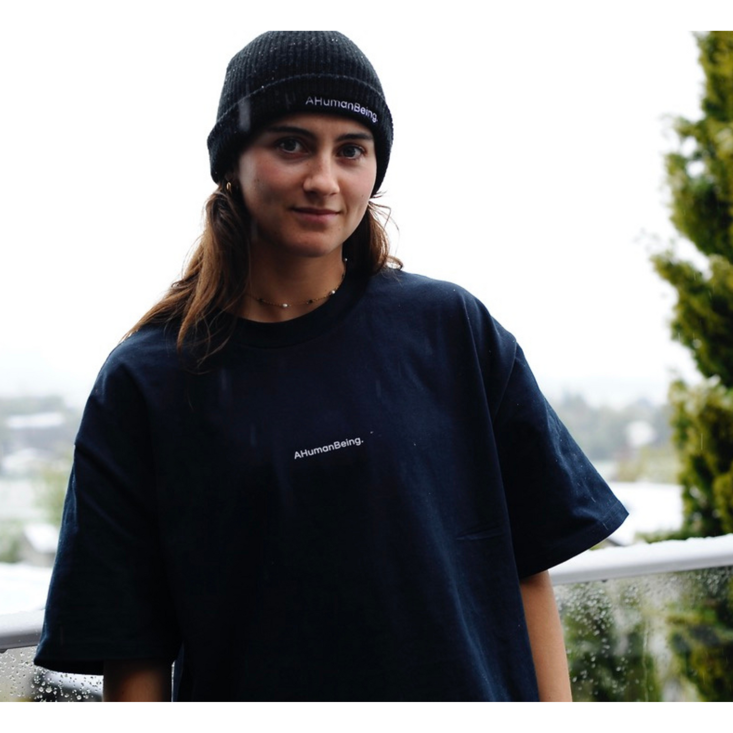 AHB Women's Tee - Navy