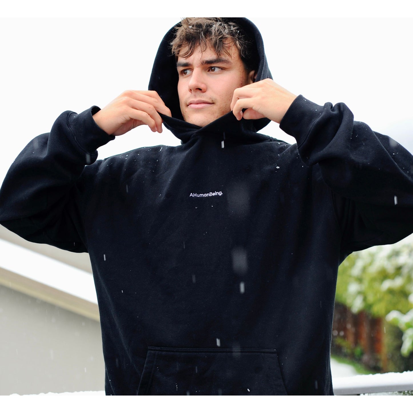 AHB Men's Hoodie - Black