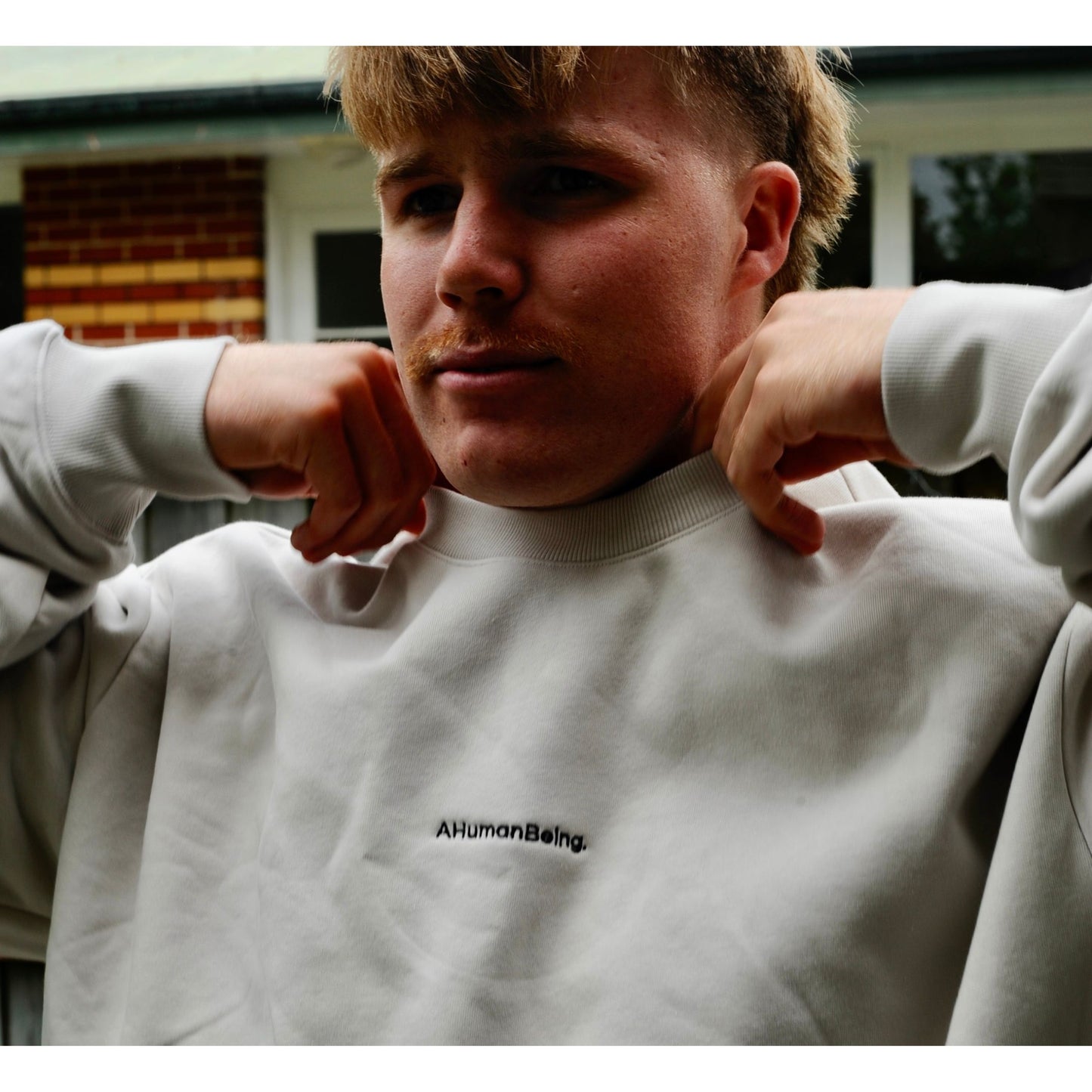 AHB Men's Crew Sweat - Bone