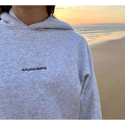 AHB Women's Hoodie - White Marle