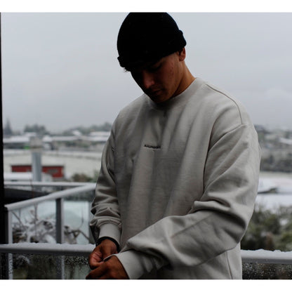 AHB Men's Crew Sweat - Bone