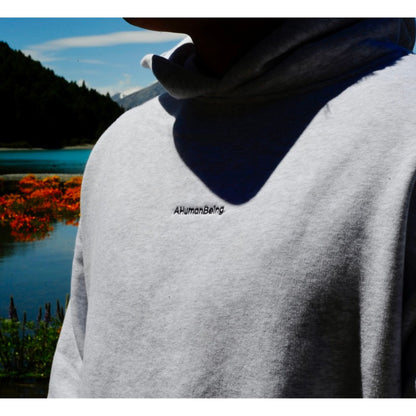 AHB Men's Hoodie - White Marle