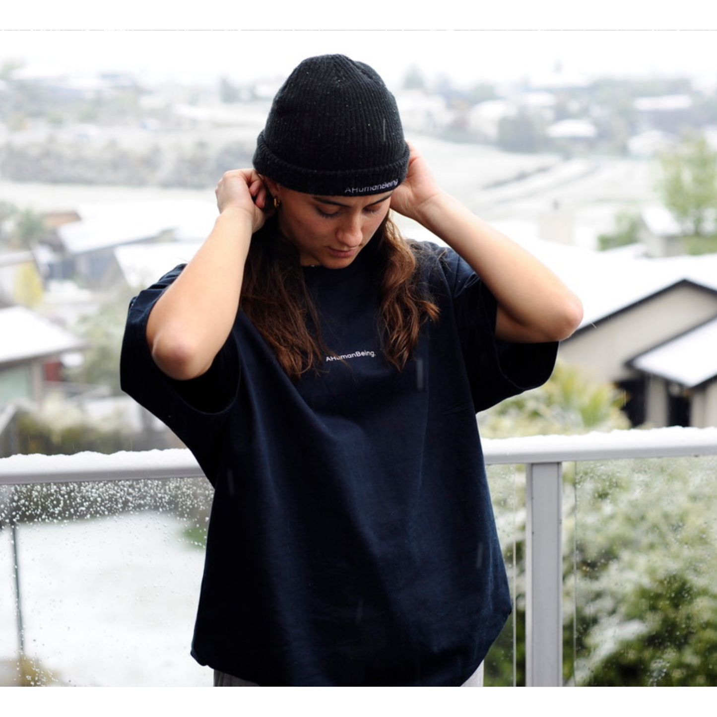 AHB Women's Tee - Navy