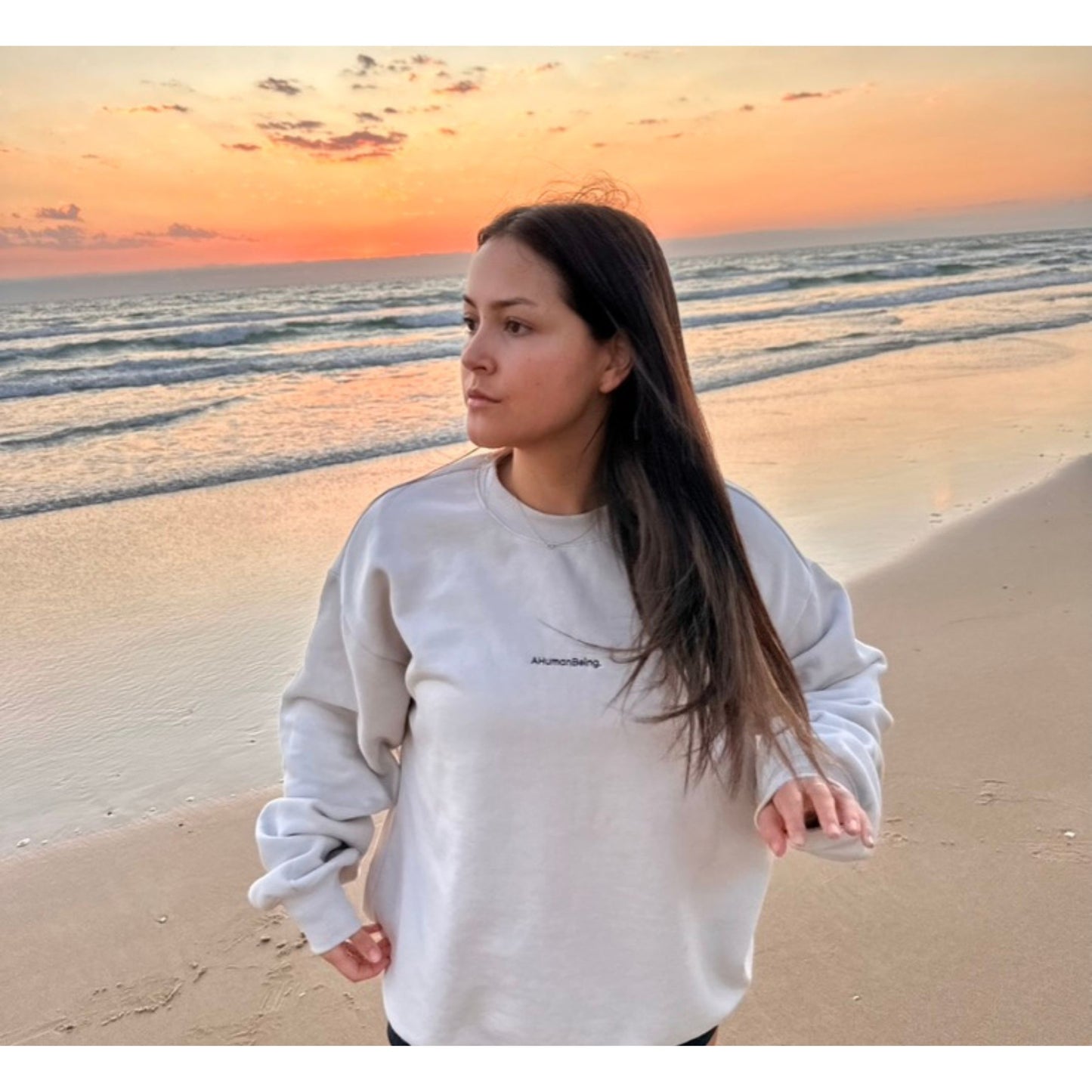 AHB Women's Crew Sweat - Ecru