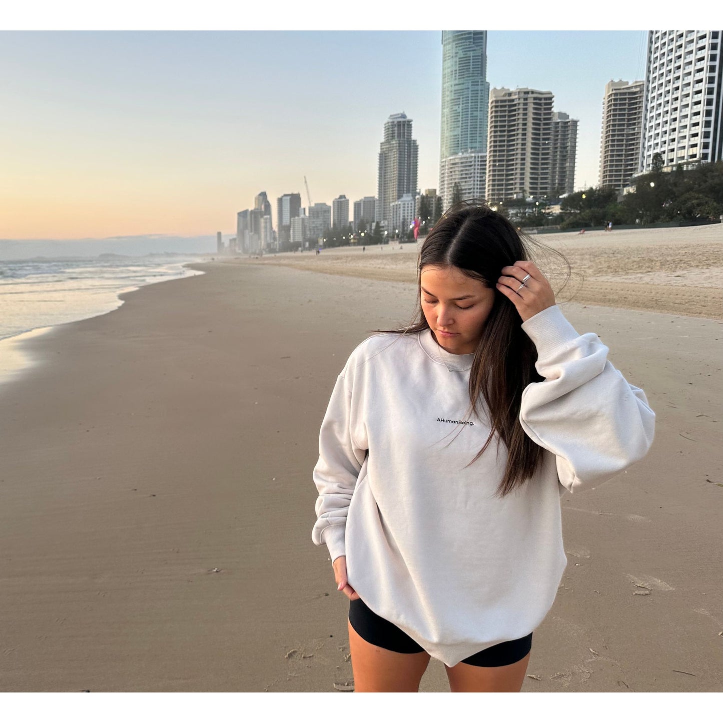 AHB Women's Crew Sweat - Ecru