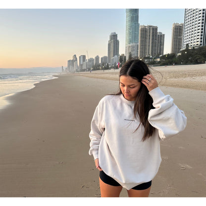 AHB Women's Crew Sweat - Ecru